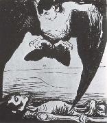 Edvard Munch Monster painting
